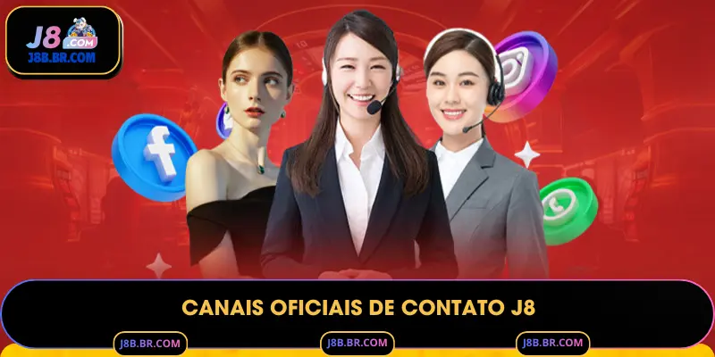 Canais Oficiais de Contato J8