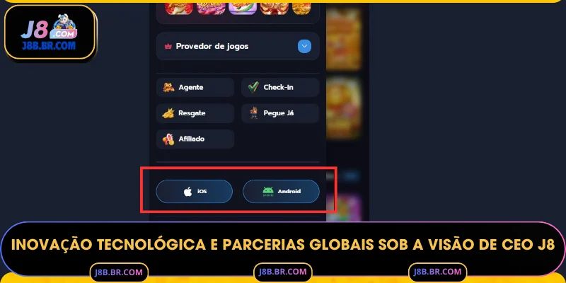 Inovação Tecnológica e Parcerias Globais sob a Visão de CEO J8