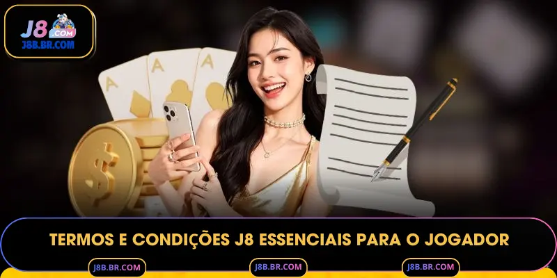 Termos e Condições J8 Essenciais para o Jogador